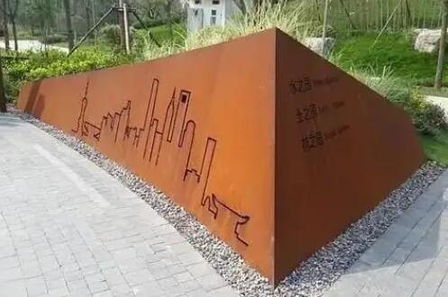 大名耐候钢挡土墙